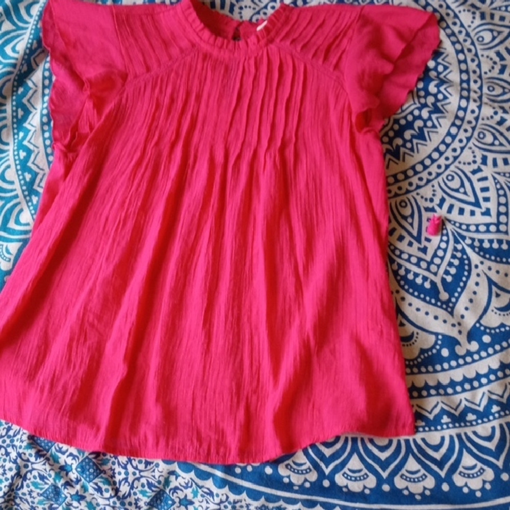 Vibrant Pink Blouse
